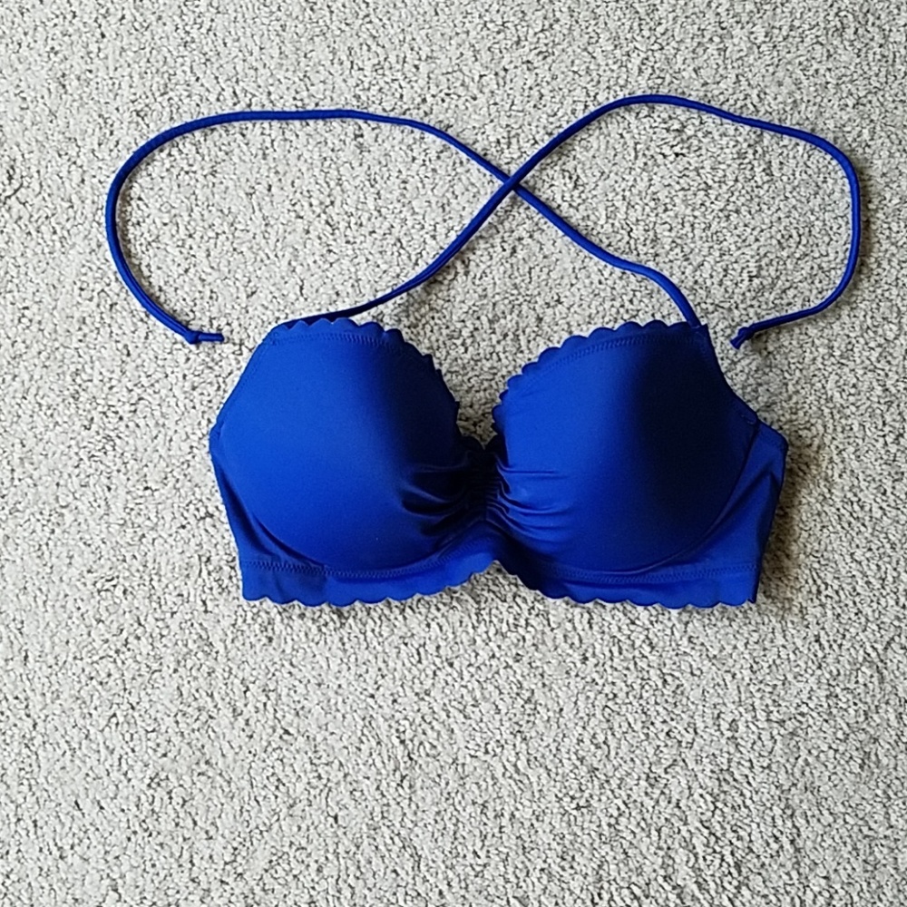 Victoria's Secret Blue Bikini Top